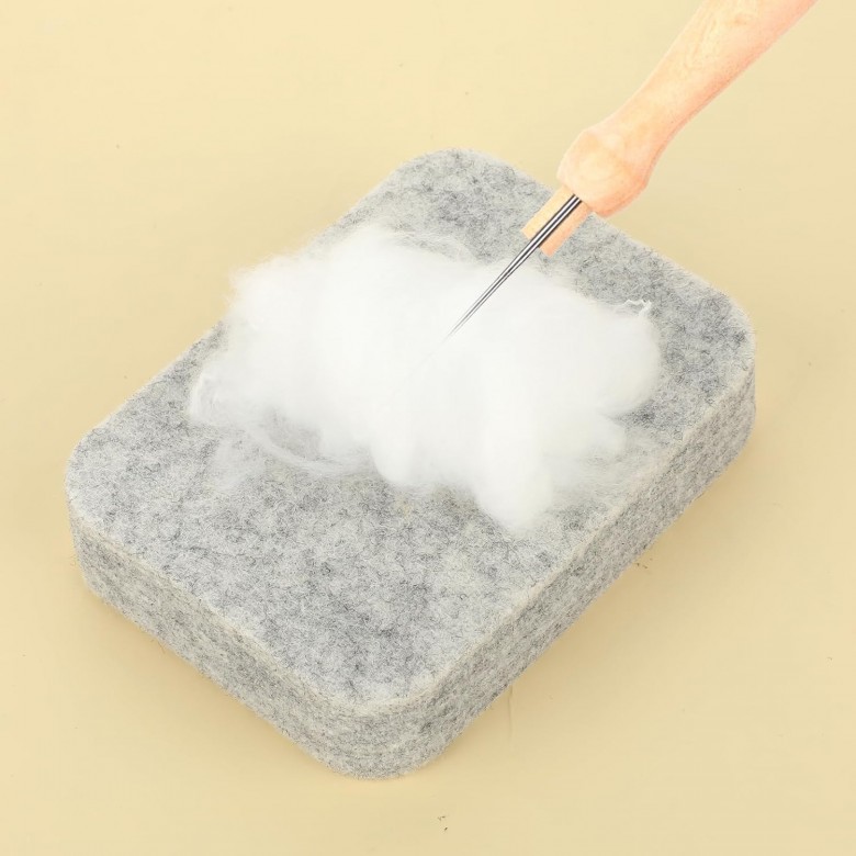 Sodeno Wool Needled Felting Pad Needle Felting Mat 4.6 * 3.4'' Sodeno Wool Needled Felting Pad Needle Felting Mat 4.6 * 3.4''