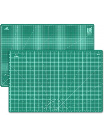 Sodeno Tools Thickened 24 x 36 Inch Self Healing Sewing Cutting Mat, A1 Rotary Cutting Sewing Mat for Crafts, Double Sided 5-Ply 