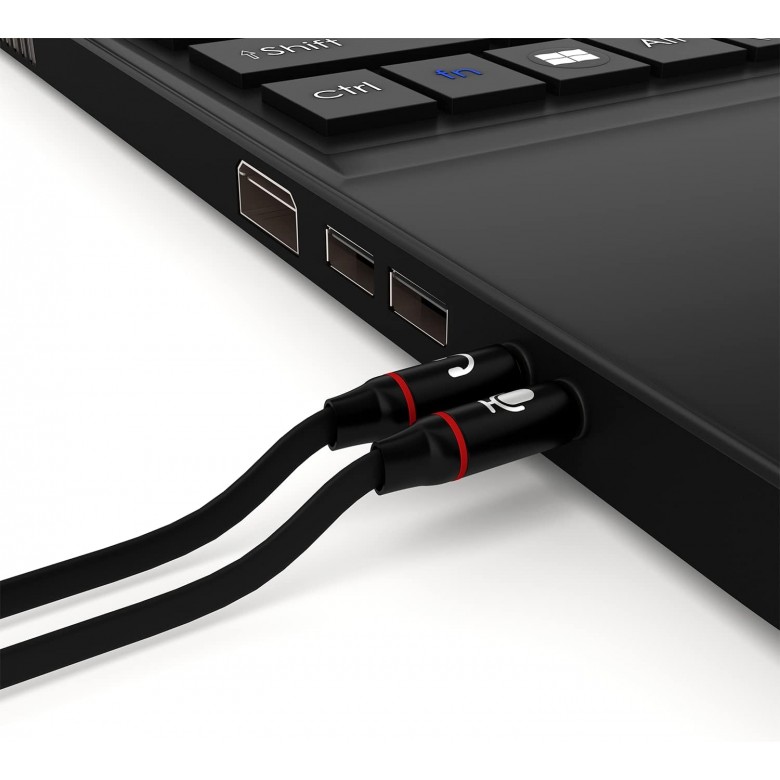 USAMS Headphone Splitter For Computer 3.5mm Female to 2 Dual 3.5mm Male Headphone Mic Audio Y Splitter Cable Smartphone Headset to PC Adapter USAMS Headphone Splitter For Computer 3.5mm Female to 2 Dual 3.5mm Male Headphone Mic Audio Y Splitter Cable Smartphone Headset to PC Adapter