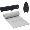 SODENO Wool Pressing Mat for Quilting, 24" X 60" Portable Wool Ironing Mat 100% Felted Wool Iron Board for Quilters