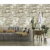 Sodeno 3D Wall Decals 3D Wallpaper Bedroom Living Mural Roll Modern Faux Brick Stone Wall Background 
