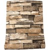 SODENO Rock Peel and Stick Wallpaper - Self-Adhesive & Removable Wallpaper Stone Decorations Contact Paper 17.7"x118" 3D Stone Textured Vinyl