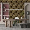 SODENO Rock Peel and Stick Wallpaper - Self-Adhesive & Removable Wallpaper Stone Decorations Contact Paper 17.7"x118" 3D Stone Textured Vinyl
