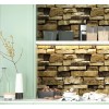 SODENO Rock Peel and Stick Wallpaper - Self-Adhesive & Removable Wallpaper Stone Decorations Contact Paper 17.7"x118" 3D Stone Textured Vinyl
