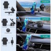 USAMS Car Phone Holder Mount, [Military-Grade Suction & Super Sturdy Base] 3 in 1 Universal Phone Mount for Car Dashboard Windshield Air Vent Car Mount for iPhone Android Smartphone GPS Navigator 