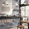 SODENO Brick Wallpaper Peel and Stick, Faux 3D Brick Stone Wall Paper Removable Vintage Contact Paper Self-Adhesive