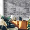 SODENO Brick Wallpaper Peel and Stick, Faux 3D Brick Stone Wall Paper Removable Vintage Contact Paper Self-Adhesive