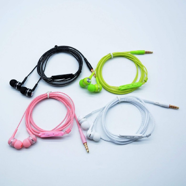 USAMS 4 Pairs Wired Earbuds with Microphone & Volume Control, in Ear Earphones for School, Noise Islating High Definition, for 3.5mm Jack iPhone iPad iPod Samsung Google Devices USAMS 4 Pairs Wired Earbuds with Microphone & Volume Control, in Ear Earphones for School, Noise Islating High Definition, for 3.5mm Jack iPhone iPad iPod Samsung Google Devices