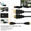 IFEART HDMI Male to HDMI Male Cable (1 Meter / 3 FT) 1 Pack
