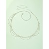 Rhinestone Decor Waist Chain