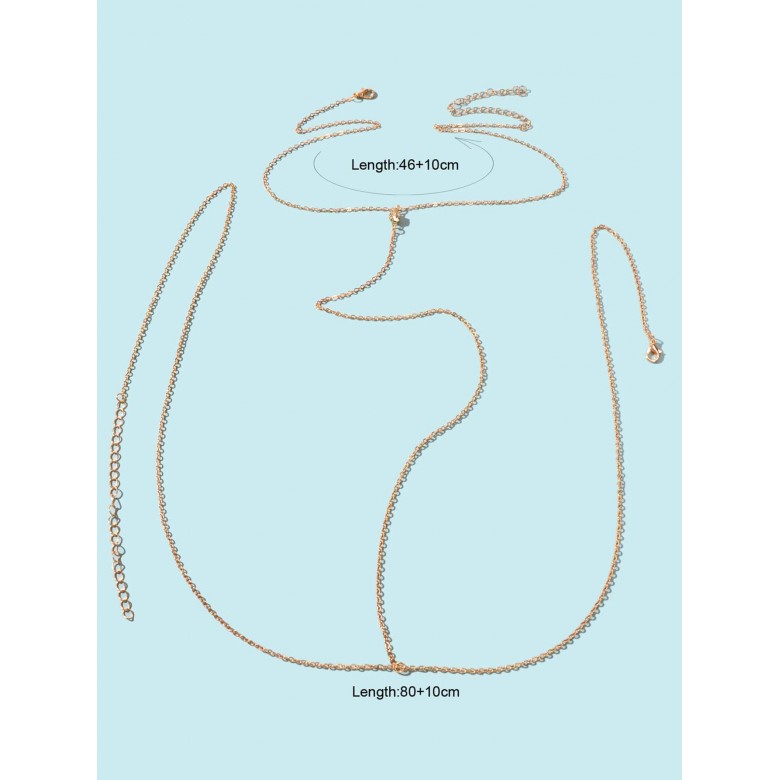 Rhinestone Decor Body Chain Rhinestone Decor Body Chain