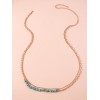 Turquoise Decor Waist Chain