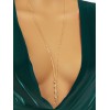 Rhinestone Decor Body Chain